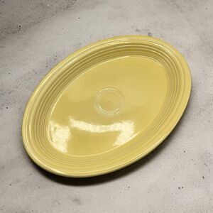 Fiestaware Large 13" Serving Platter Yellow Fiesta